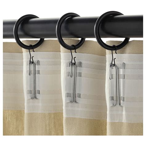 how to hang curtains on metal